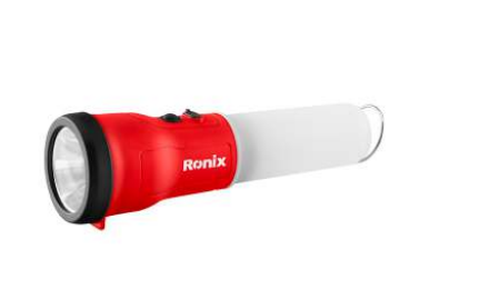 Ronix Flashlight Dual Function Rechargeable, Front led Max: 200lm Lantern Max.65lm, Model: RH-4258