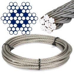 Wire Rope - SS304, 8MM*100Mtr