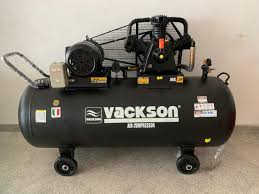Air Compressor 150L, Black - Vackson