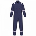 Coverall 100% Twill Cotton, Navy Blue, Large