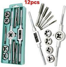 Tap and Die Set (6-12MM) 12Pcs/Set)
