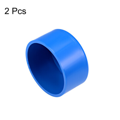 PVC Fitting - End Cap Dr 2-1/2"  (MP)8.5,Blue 