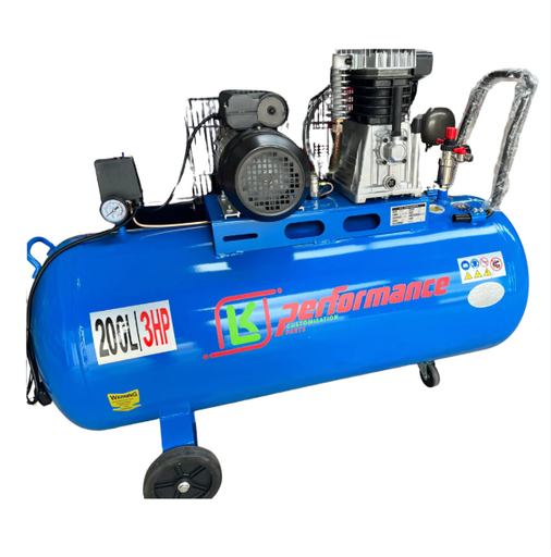 [11721] Air Compressor 200L 4Hp Copper Blue - Vackson