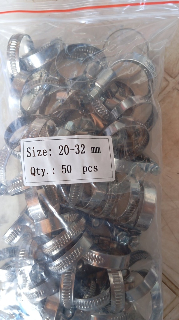 Hose Clamp - Germany Type, W2-203SS, 20-32MM