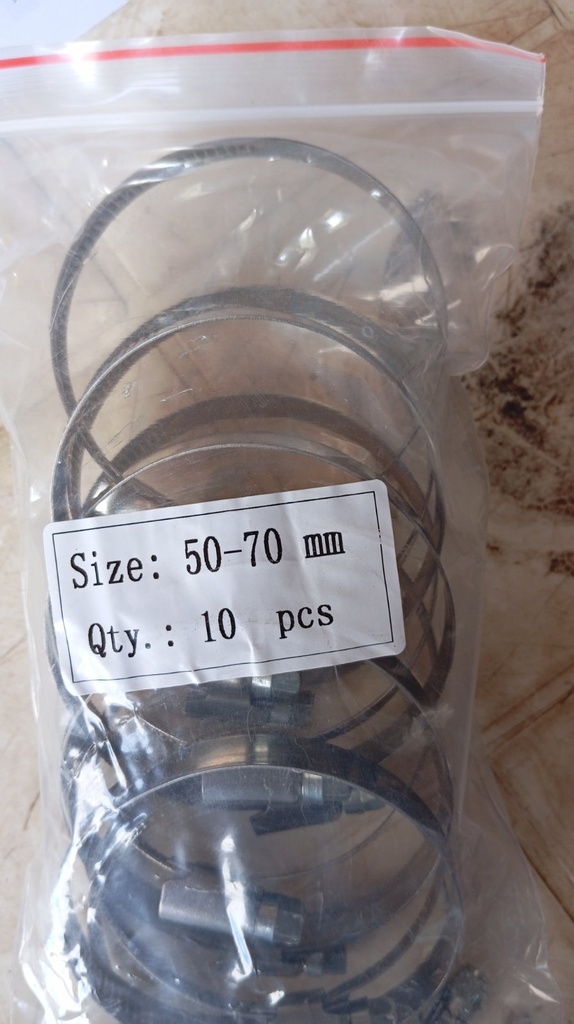 Hose Clamp - Germany Type, W2-203SS, 50-70MM