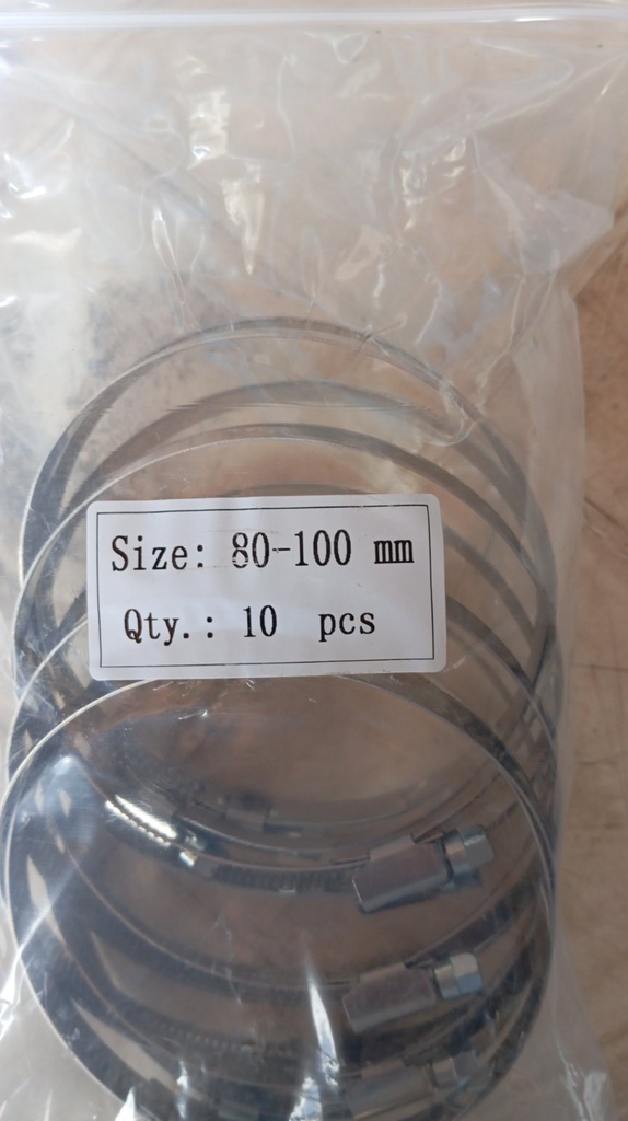 Hose Clamp - Germany Type, W2-203SS, 80-100MM