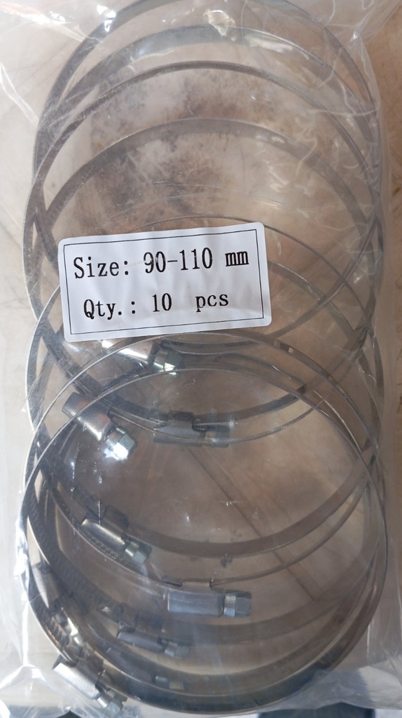 Hose Clamp - Germany Type, W2-203SS, 90-110MM