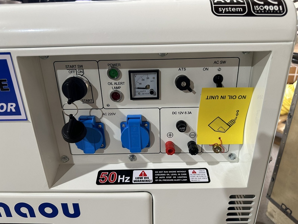 Generator Set - Silent, Diesel, 6.5kVA DG6500SE