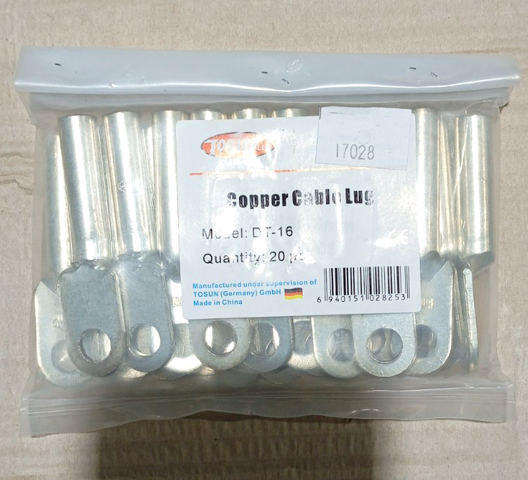 Cable Lug, Copper (Oil Seal) DT-16