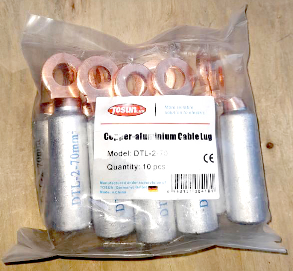 Copper Lug, Copper-Aluminium, DTL-2-70