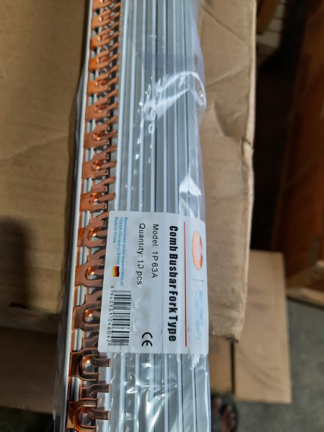 Comb Busbar Fork Type 1x63A