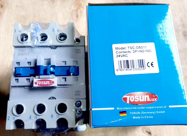 AC Contactor 3P 24V 50Hz TSC-D5011