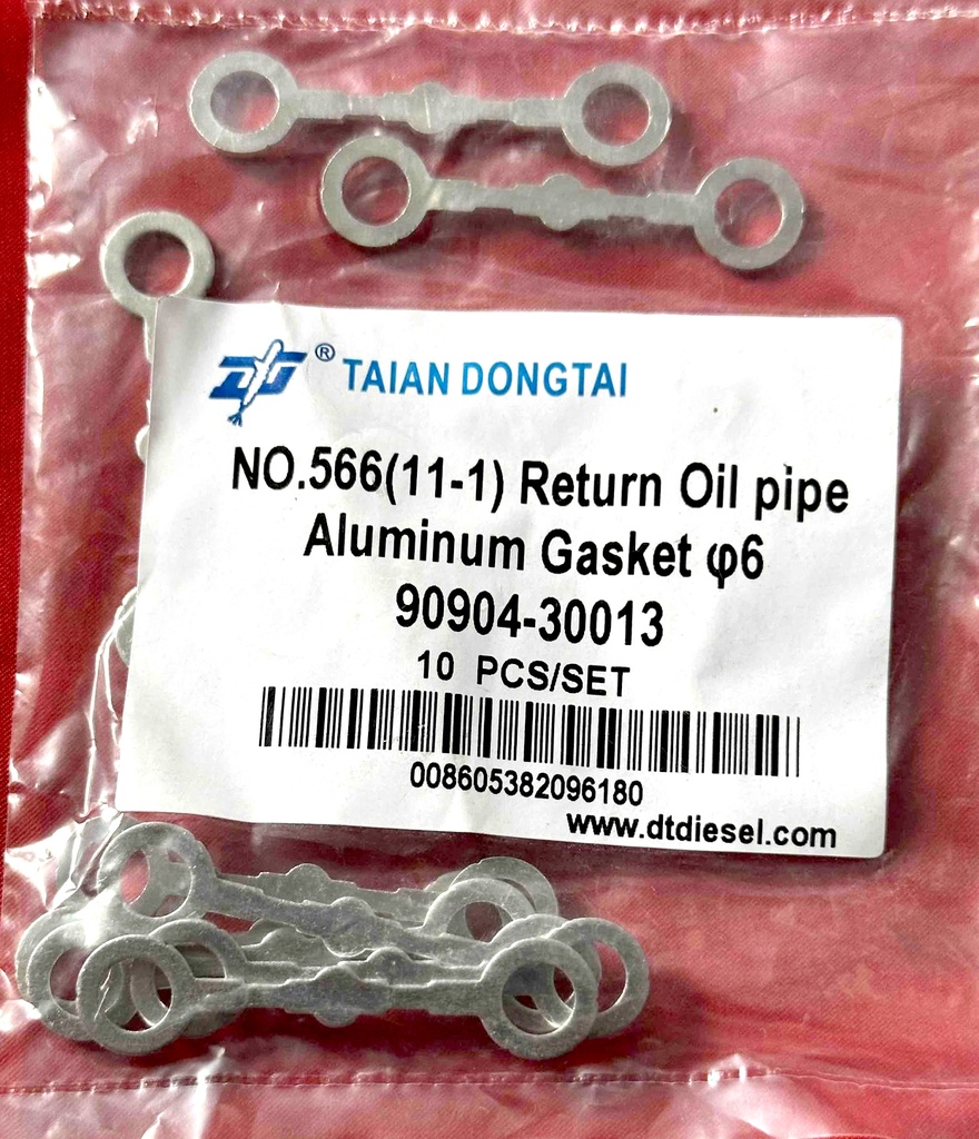 Return Oil Pipe Aluminium Gasket φ6,φ8,φ10 90904-30013, No. 566(11-1)