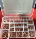 Copper Washer Assortment 30 Kinds Model, 400Pcs, No. 566(12-2)