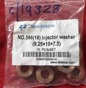 Injector Washer (9.25×19×7.5), No. 566(18)