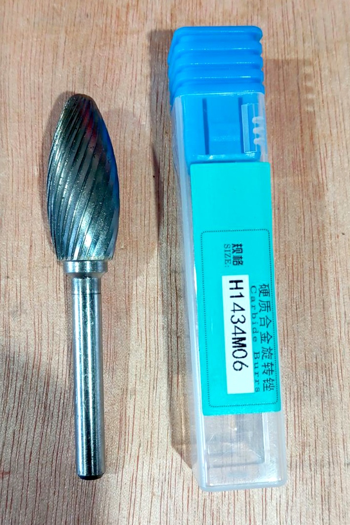 Carbide Rotary Tool - Flame Shape (H Type) PTA-C16-000008 (H1434M06)