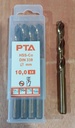 HSS Straight Shank Twist Drills, DIN338, M35 x 10MM