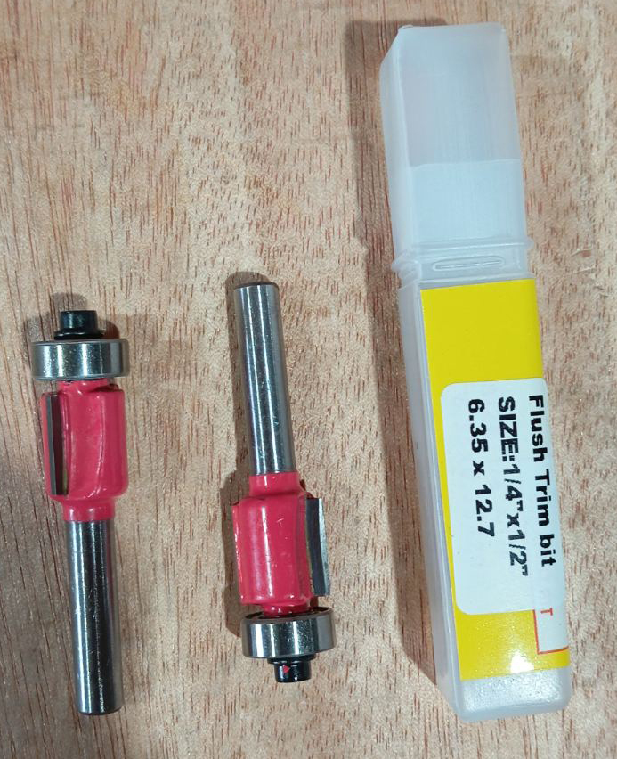 Router Bit - Flush Trim 1/4 x 1/2"