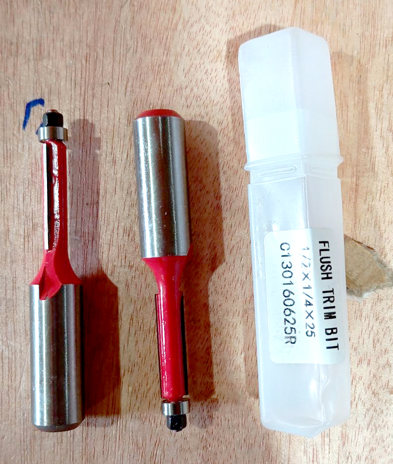 Router Bit - Flush Trim 1/2 x 1/4"