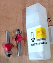 Router Bit - Corner Round Bit, 1/4 x 3/8"