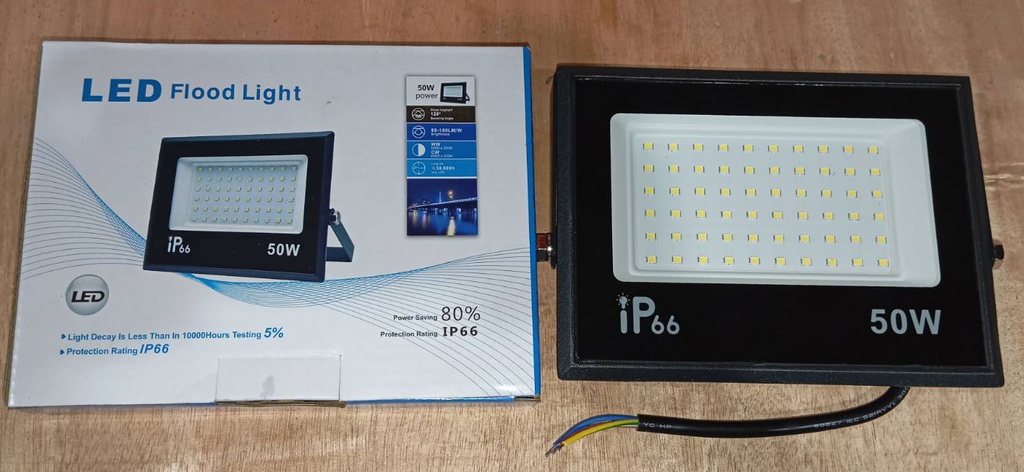 Led Flood Light 50W, White, WSML-50