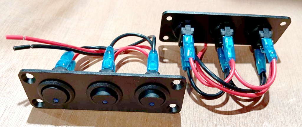 Switch Group - Plastic Electrical Appliance Control Button Switch Three Gear