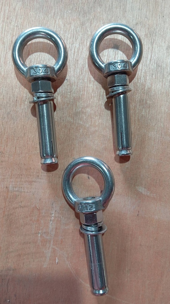 Concrete Expansion Eye Bolt - SS304, M12*80MM