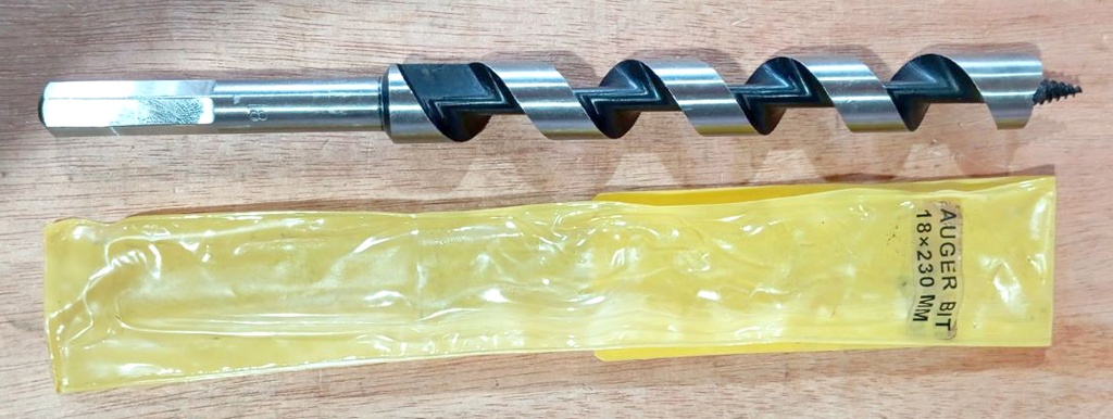Wood Auger Bit- Hexagon, 18*230MM