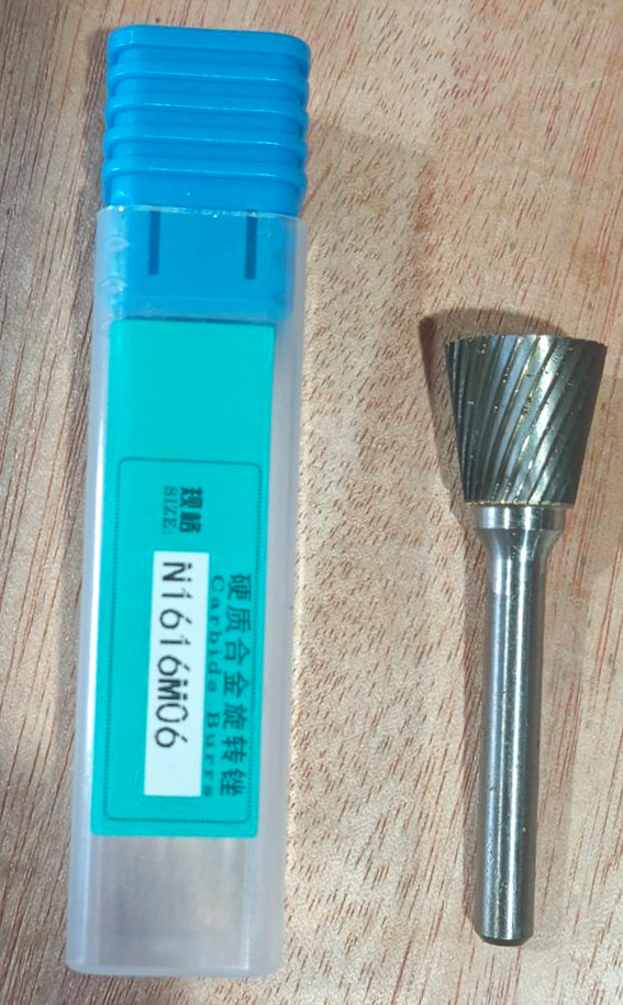 Carbide Rotary Tool - Inverted Cone (N Type) PTA-C16-000013 (N1616M06)