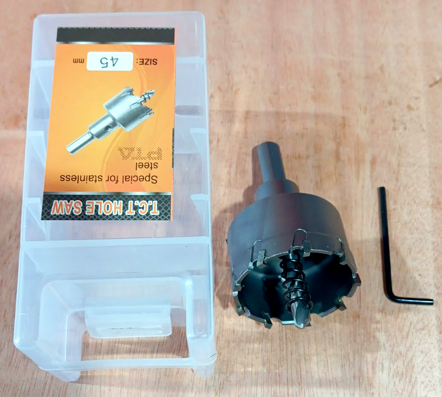 TCT Hole Saw C7-02 (Metal Hole Saw) 45MM