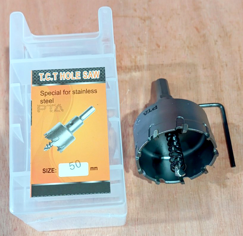 TCT Hole Saw C7-02 (Metal Hole Saw) 50MM