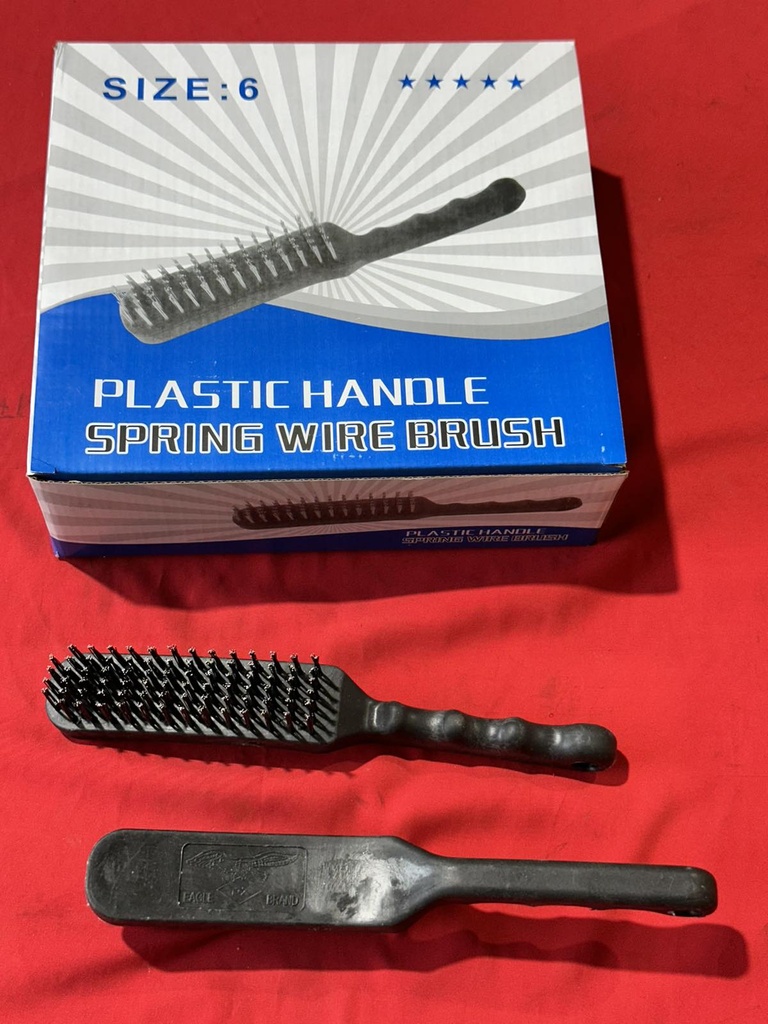 Iron Brush with Plastic Handle