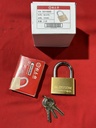 Padlock With 3Stl Key China 55MM, Copper
