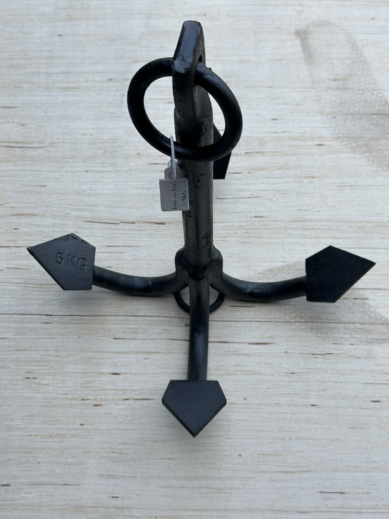 Anchor - Four Claw, Black Iron, 5Kg