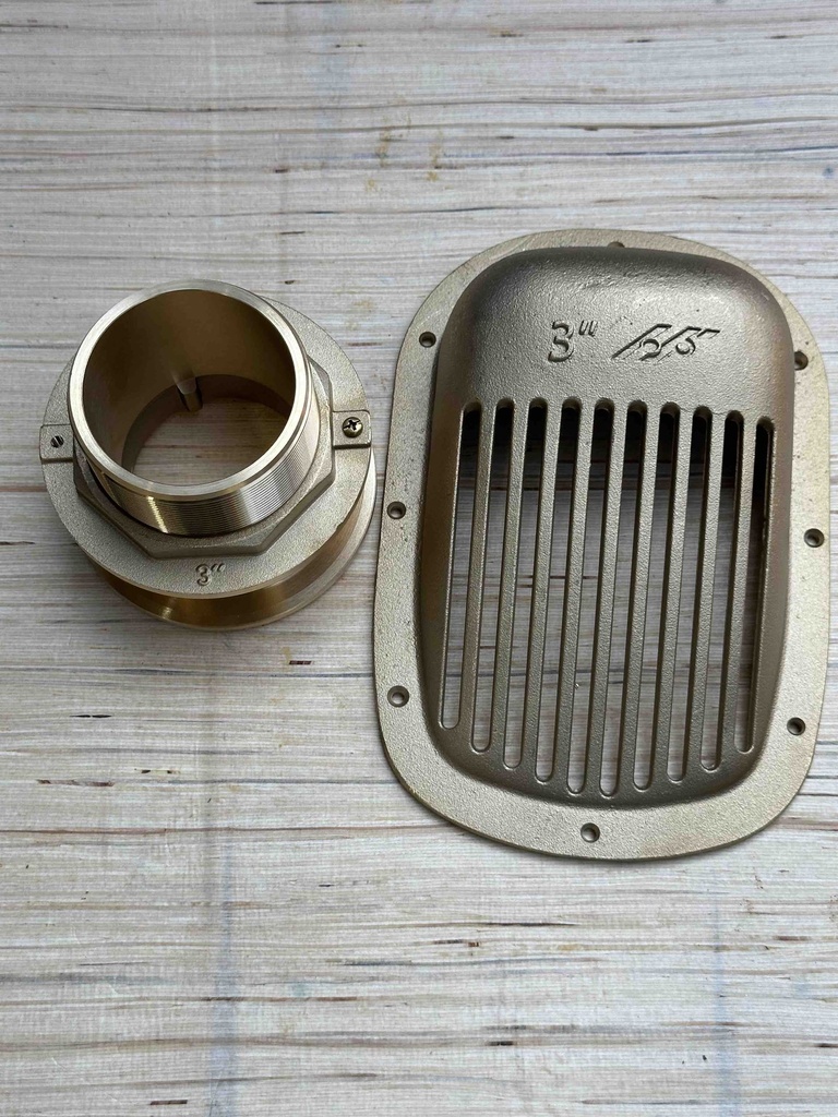 Bronze Intake Water Strainer, 3"