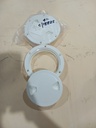 Deck Plate, White Color, 4"
