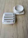 Plastic Vent, White Color, 4"