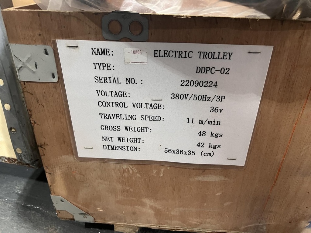 Chain Hoist  Trolley - (2Ton x 6Mtr)