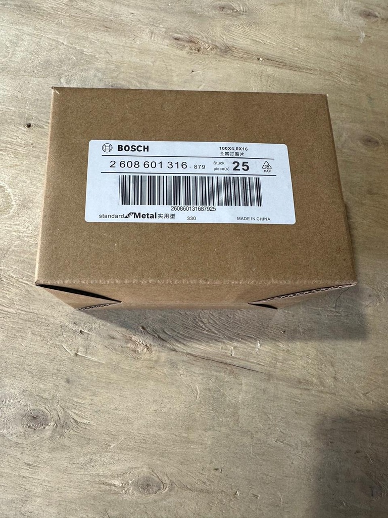 Metal Cutting Wheel 4" (105*4*16MM/Standard) Bosch