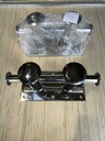 Double Cross Pillar Bollard, SS316, 260*120*165MM