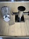 Single Cross Pillar Bollard, SS316, 135*135*190MM