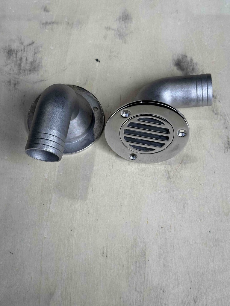 Strainer, 90Deg, SS316, Dia: 32MM