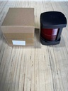 LED Port Side Light (Red), Black Cover, 4", DC24V