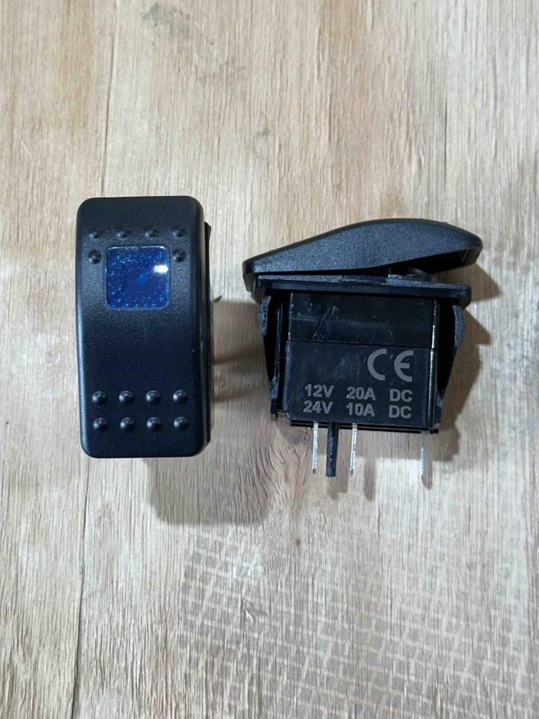 Switch With Blue Backlight, 10A, Without Auto Reset