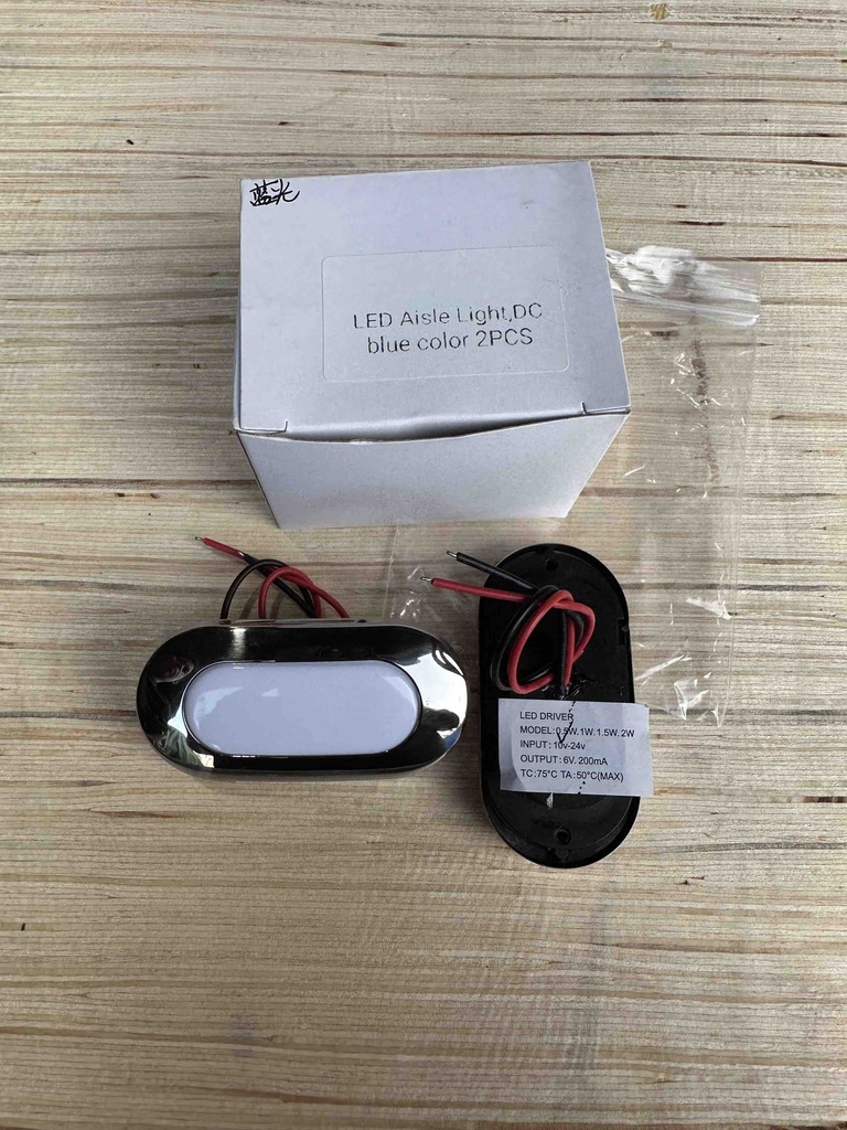 LED Aisle Light, DC, Blue Color