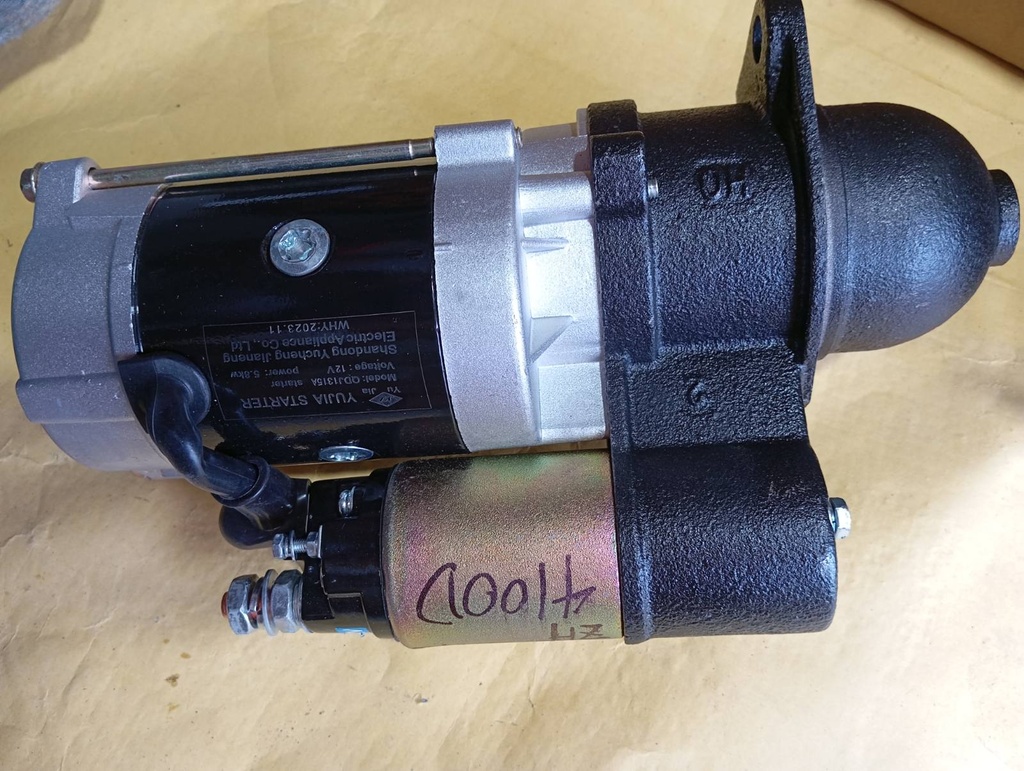 Starting Motor 12V QDJ1315A (30kVA Hammou Diesel Generator)