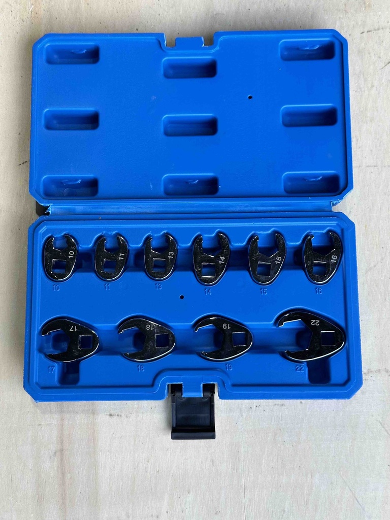Crow Foot Wrench Set (10Pcs/Set) (5878)