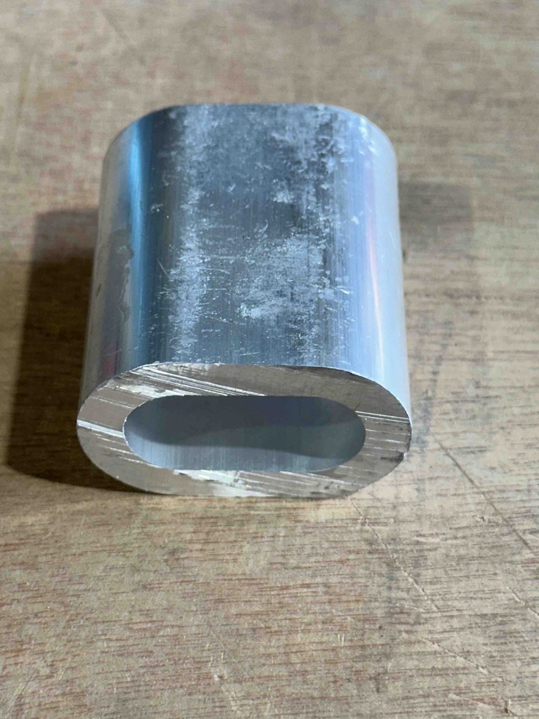 Oval Crimp Sleeve, Aluminium, 16MM