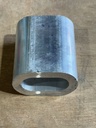 Oval Crimp Sleeve, Aluminium, 22MM