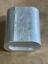 Oval Crimp Sleeve, Aluminium, 24MM